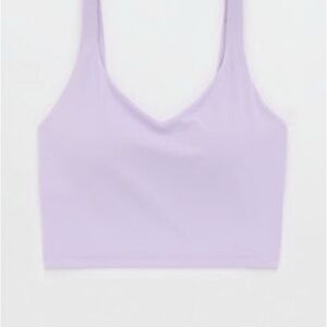 Arie Offline Lavender Crop Top